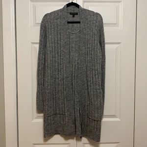 Heather Grey Banana Republic Wool Blend Duster